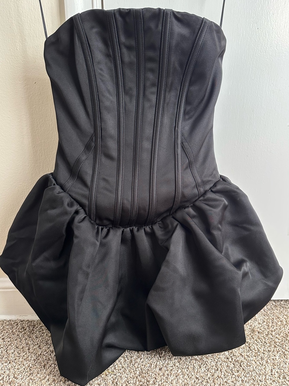 Leau Satin Corset Dress